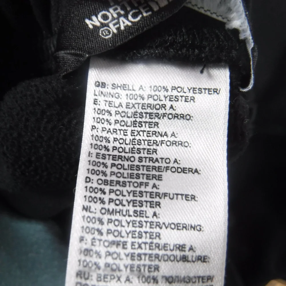 The North Face Mens XXL Black Sweat Pants Elastic Waist Drawstring Straight Leg